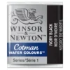 Farba akwarelowa Cotman - Winsor & Newton - Ivory Black, półkostka