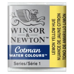 Farba akwarelowa Cotman - Winsor & Newton - Lemon Yellow Hue, półkostka