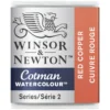 Farba akwarelowa Cotman - Winsor & Newton - Red Copper, półkostka