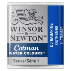 Farba akwarelowa Cotman - Winsor & Newton - Ultramarine, półkostka