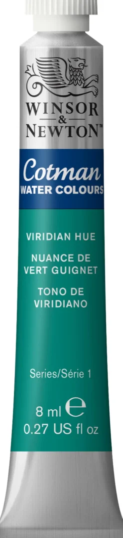 Farba akwarelowa Cotman - Winsor & Newton - Viridian Hue, 8 ml
