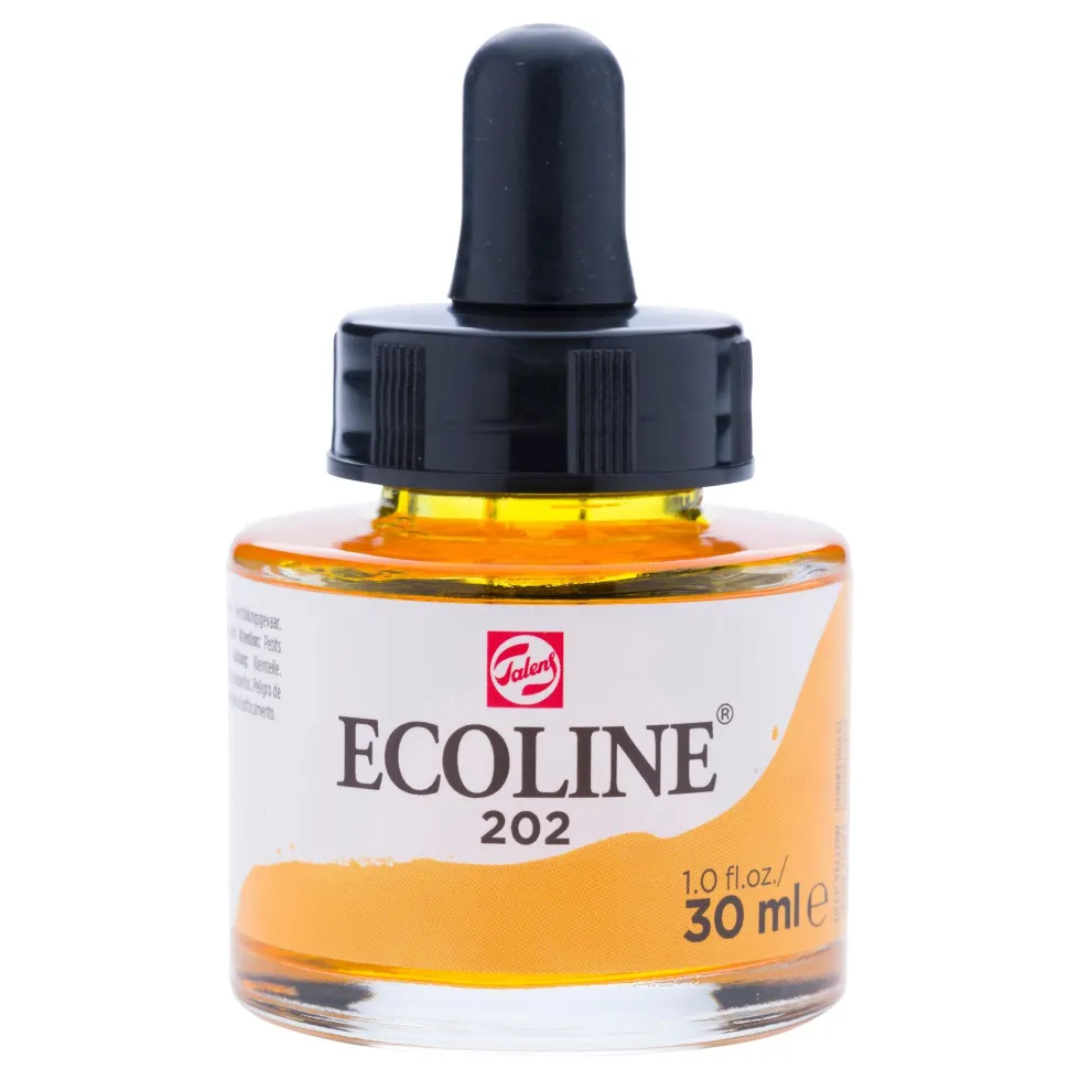 Farba akwarelowa Ecoline - Talens - Deep Yellow, 30 ml