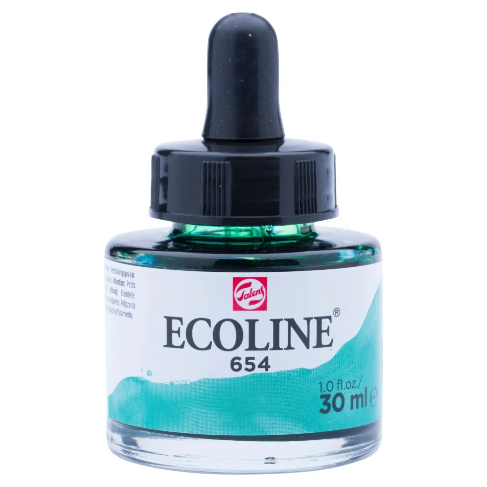 Farba akwarelowa Ecoline - Talens - Fir Green, 30 ml