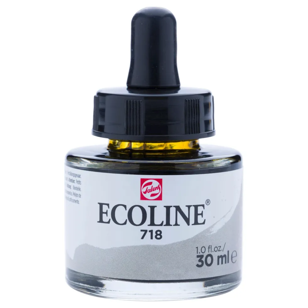 Farba akwarelowa Ecoline - Talens - Warm Grey, 30 ml