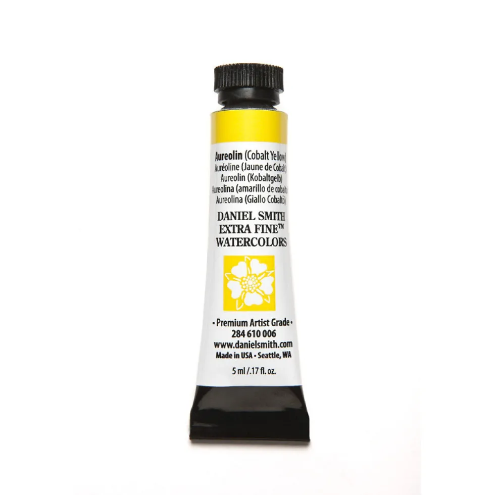 Farba akwarelowa Extra Fine - Daniel Smith - Aureolin (Cobalt Yellow), 5 ml
