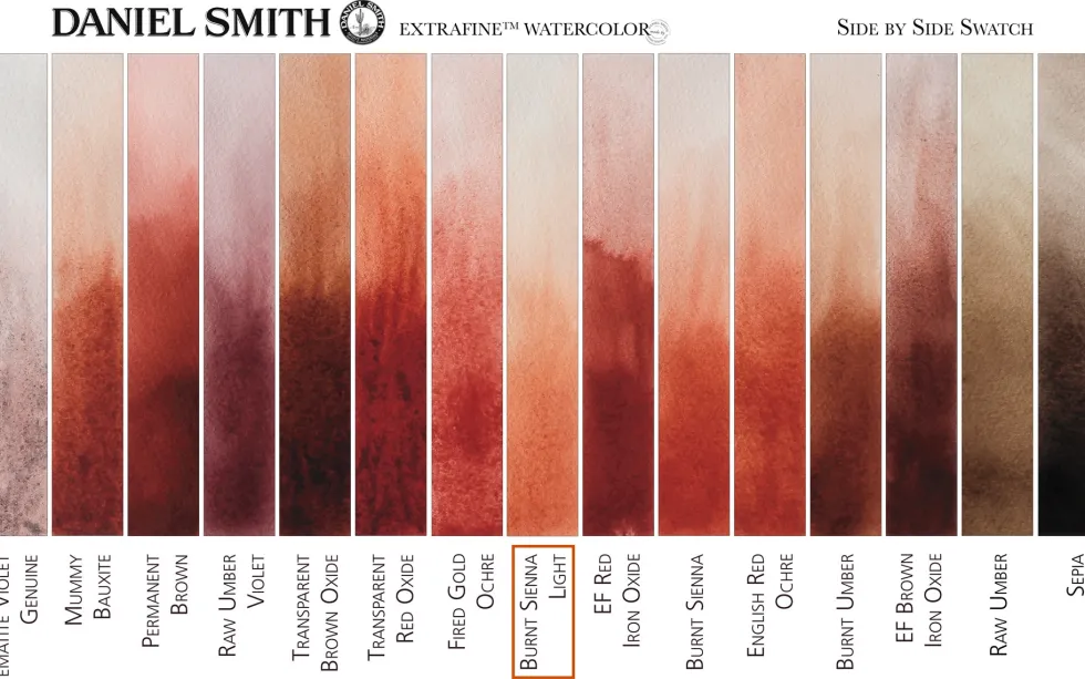 Farba akwarelowa Extra Fine - Daniel Smith - Burnt Sienna Light, 15 ml