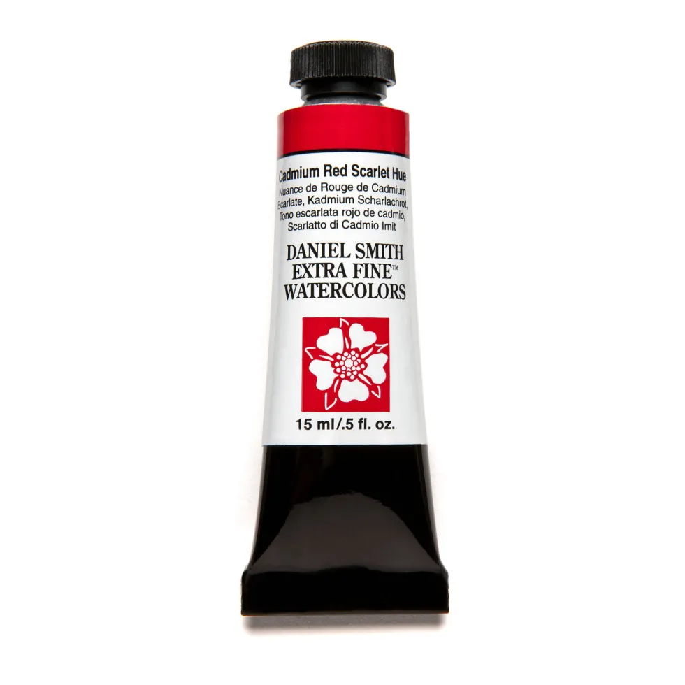 Farba akwarelowa Extra Fine - Daniel Smith - Cadmium Red Scarlet Hue, 15 ml