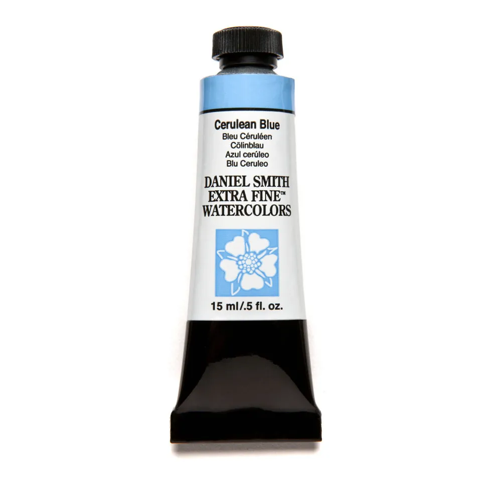 Farba akwarelowa Extra Fine - Daniel Smith - Cerulean Blue, 15 ml