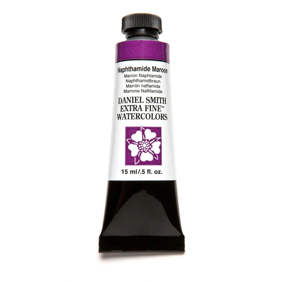 Farba akwarelowa Extra Fine - Daniel Smith - Napthamide Maroon, 15 ml