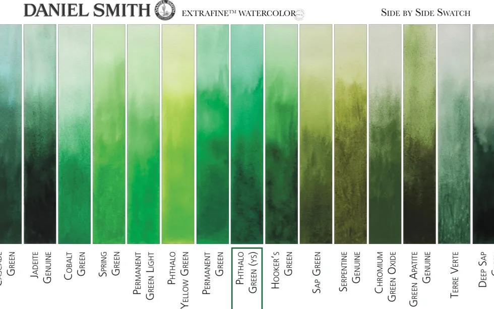 Farba akwarelowa Extra Fine - Daniel Smith - Phthalo Green (Yellow Shade), 15 ml