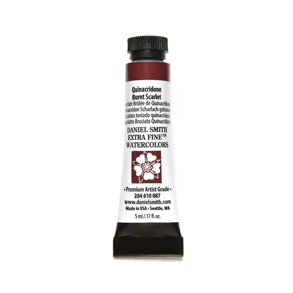 Farba akwarelowa Extra Fine - Daniel Smith - Quinacridone Burnt Scarlet, 5 ml