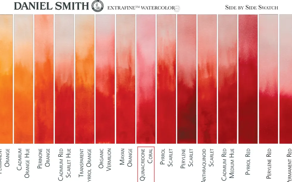 Farba akwarelowa Extra Fine - Daniel Smith - Quinacridone Coral, 15 ml