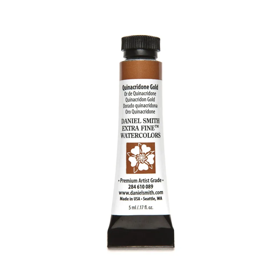 Farba akwarelowa Extra Fine - Daniel Smith - Quinacridone Gold, 5 ml