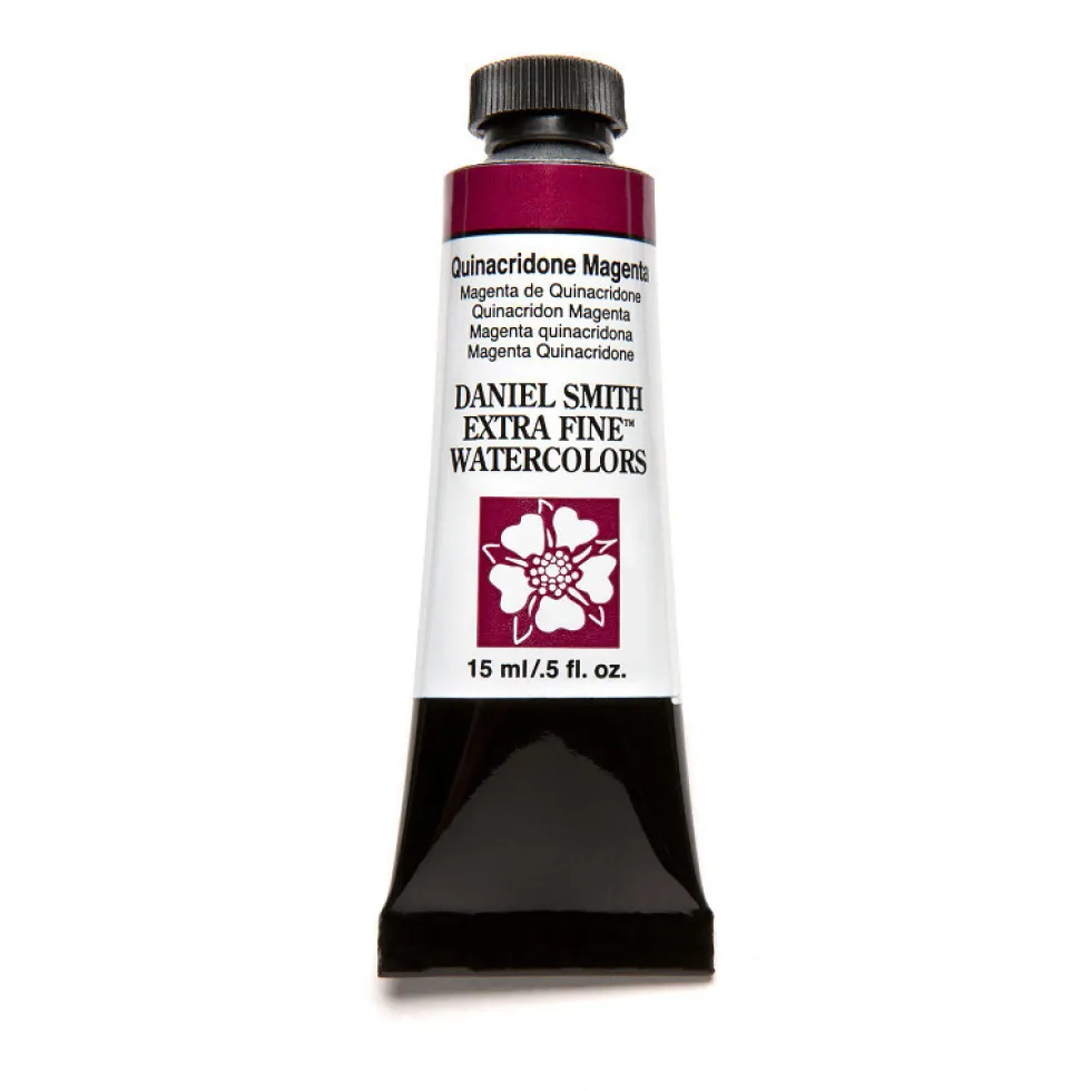 Farba akwarelowa Extra Fine - Daniel Smith - Quinacridone Magenta, 15 ml
