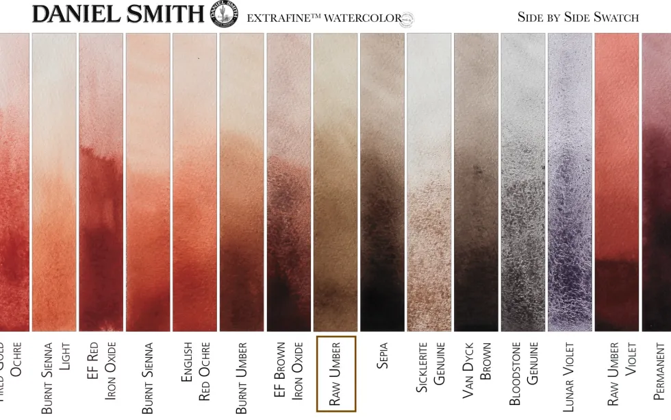 Farba akwarelowa Extra Fine - Daniel Smith - Raw Umber, 5 ml