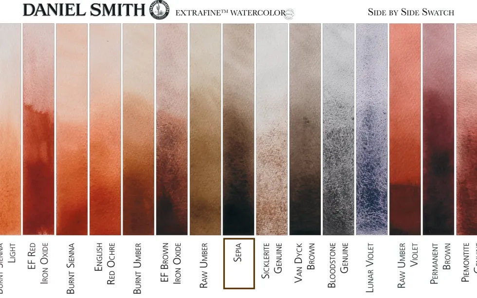 Farba akwarelowa Extra Fine - Daniel Smith - Sepia, 5 ml
