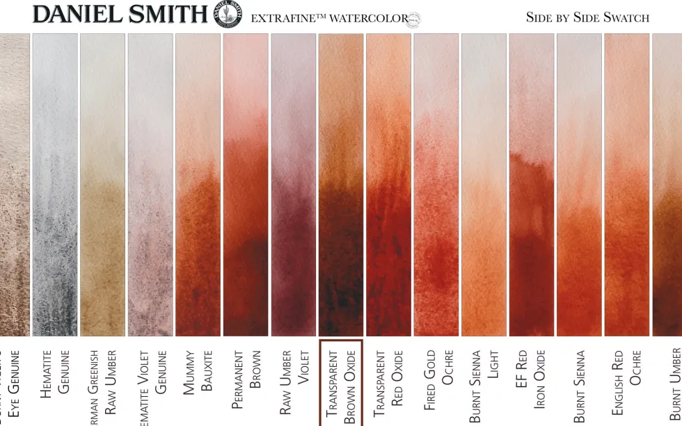 Farba akwarelowa Extra Fine - Daniel Smith - Transparent Brown Oxide, 15 ml