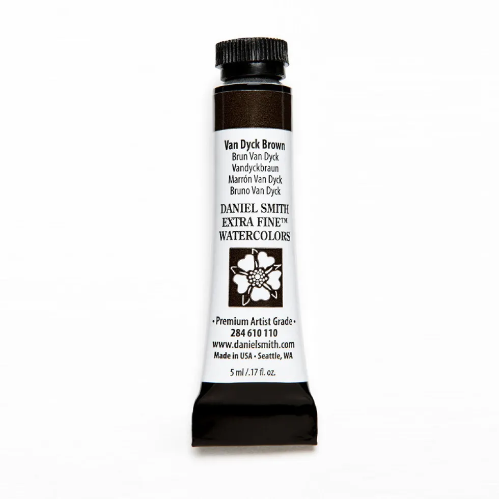 Farba akwarelowa Extra Fine - Daniel Smith - Van Dyck Brown, 5 ml