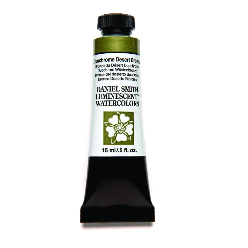 Farba akwarelowa Extra Fine Luminescent - Daniel Smith - Duochrome Desert Bronze, 15 ml