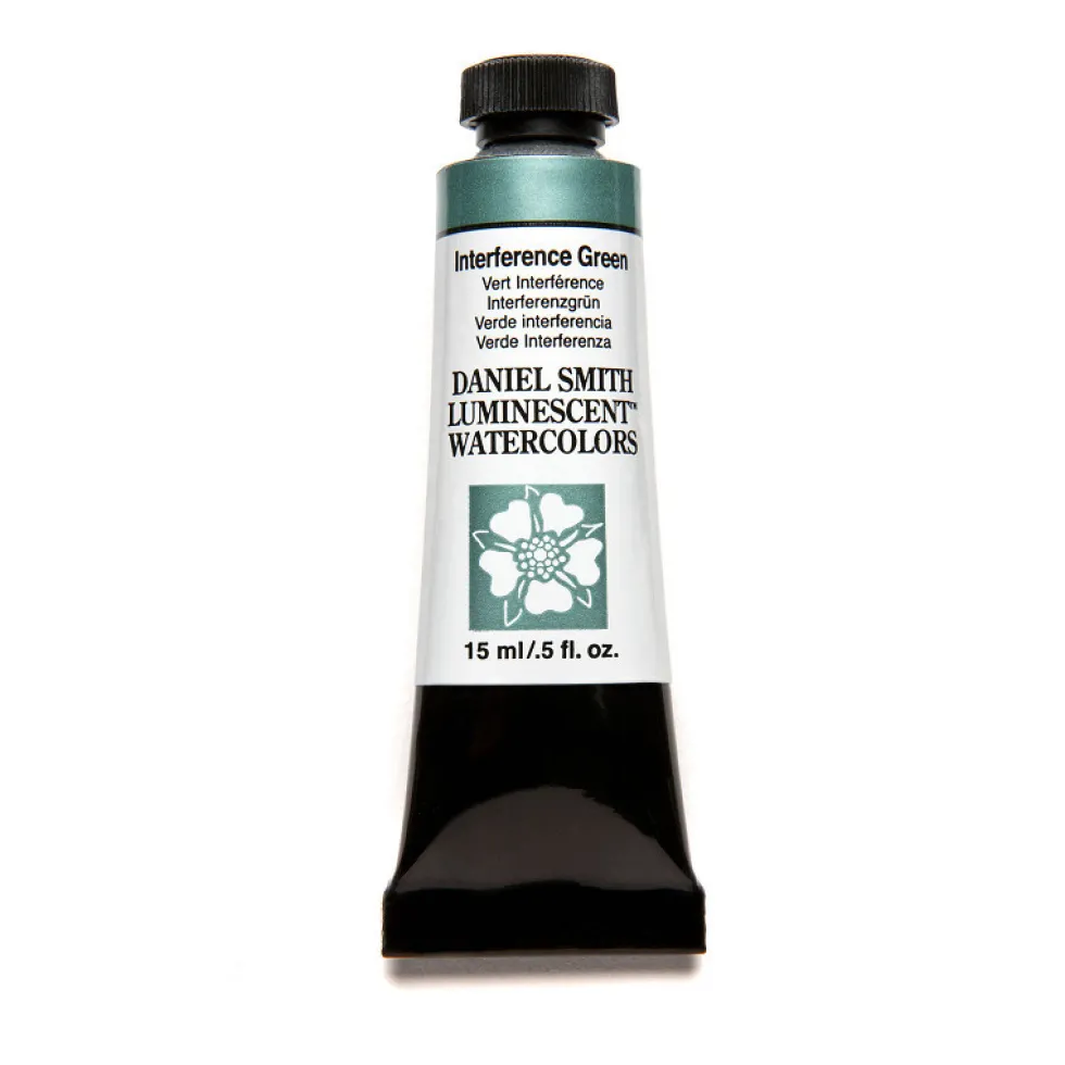 Farba akwarelowa Extra Fine Luminescent - Daniel Smith - Interference Green, 15 ml