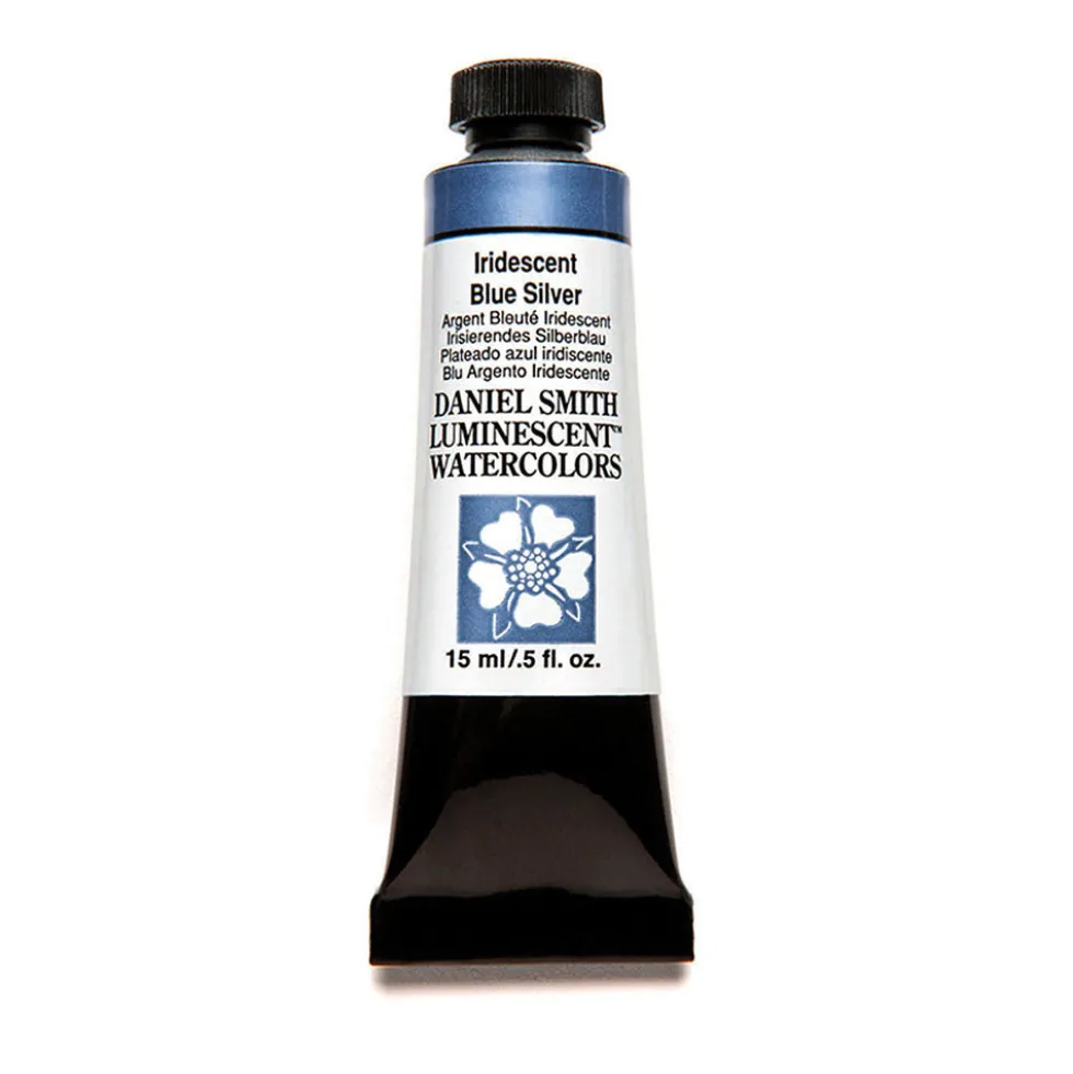 Farba akwarelowa Extra Fine Luminescent - Daniel Smith - Iridescent Blue Silver, 15 ml
