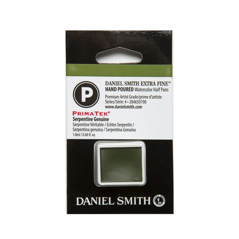 Farba akwarelowa Extra Fine PrimaTek w półkostce - Daniel Smith - Serpentine Genuine