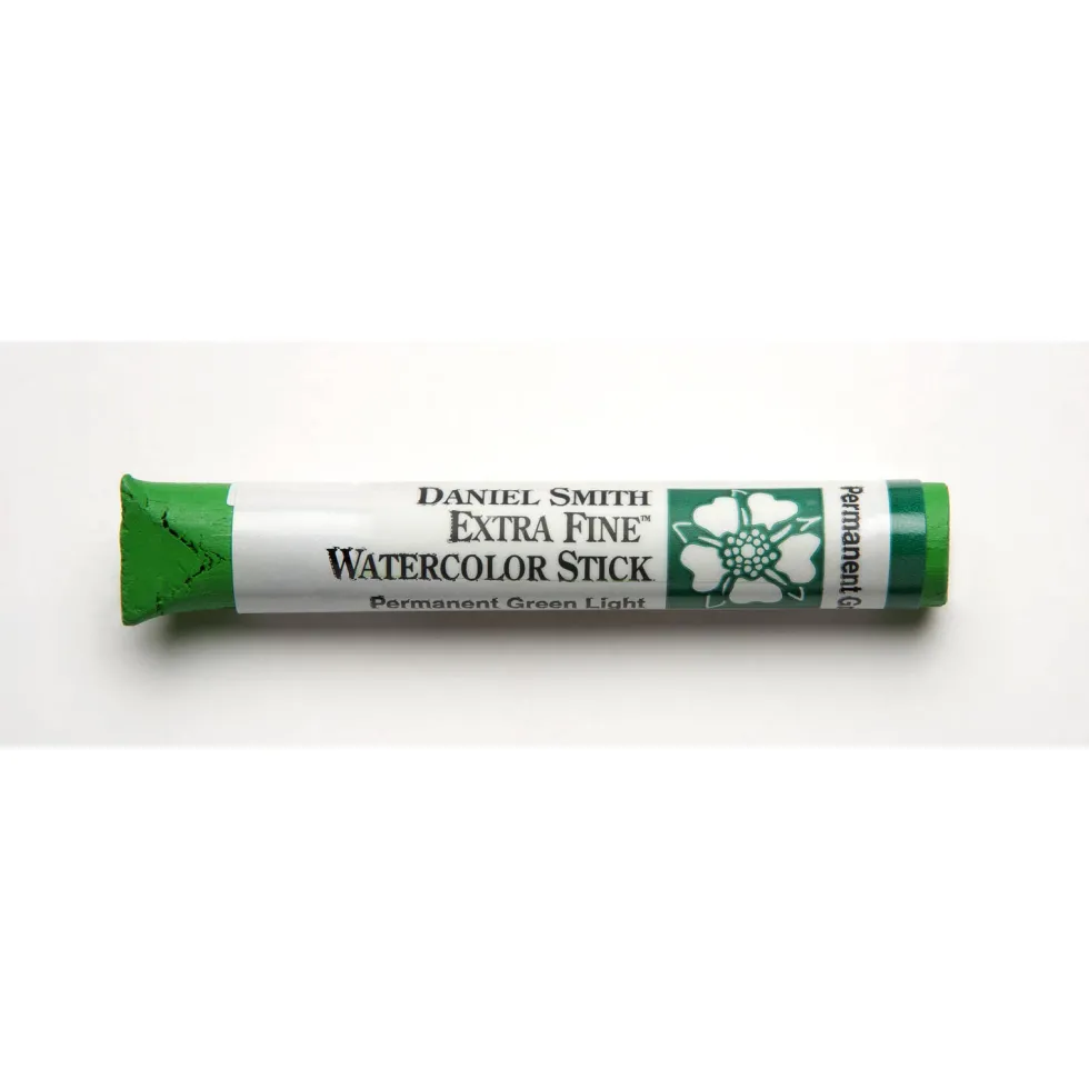 Farba akwarelowa Extra Fine w sztyfcie - Daniel Smith - Permanent Green Light