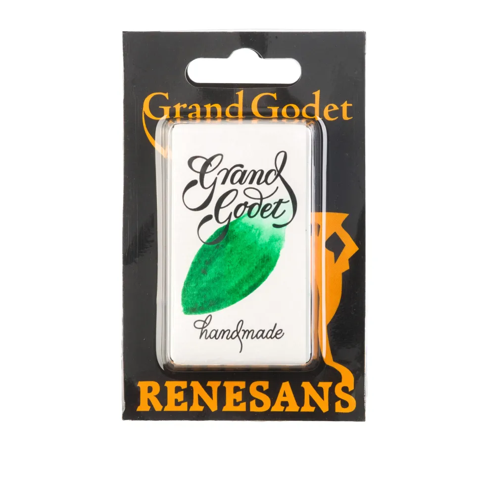 Farba akwarelowa Grand Godet w kostce - Renesans - 29 Copper Oxide Green