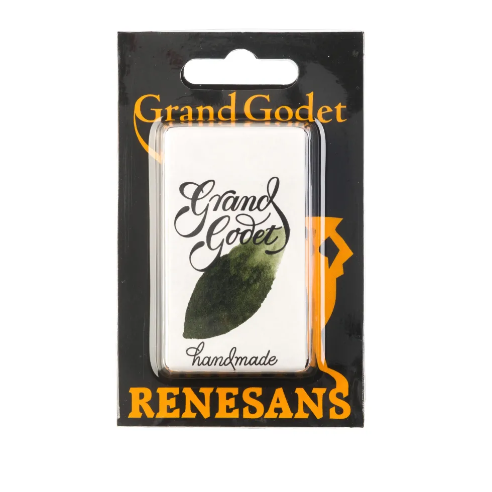 Farba akwarelowa Grand Godet w kostce - Renesans - 32 Nocturne Green