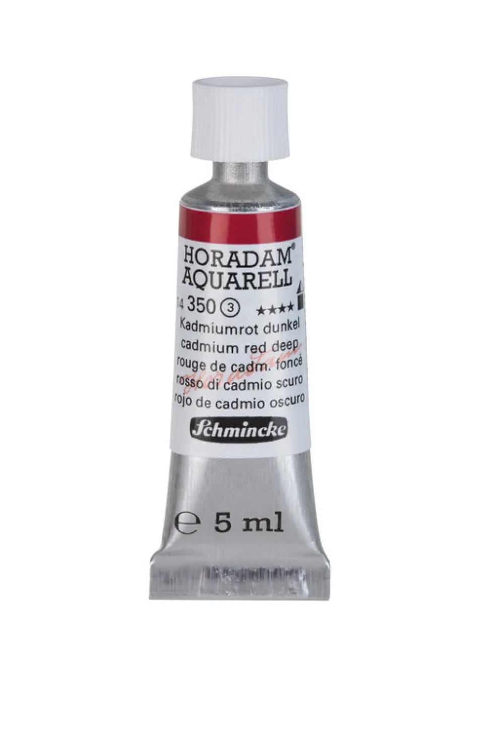 Farba akwarelowa Horadam Aquarell - Schmincke - 350, Cadmium Red Deep, 5 ml