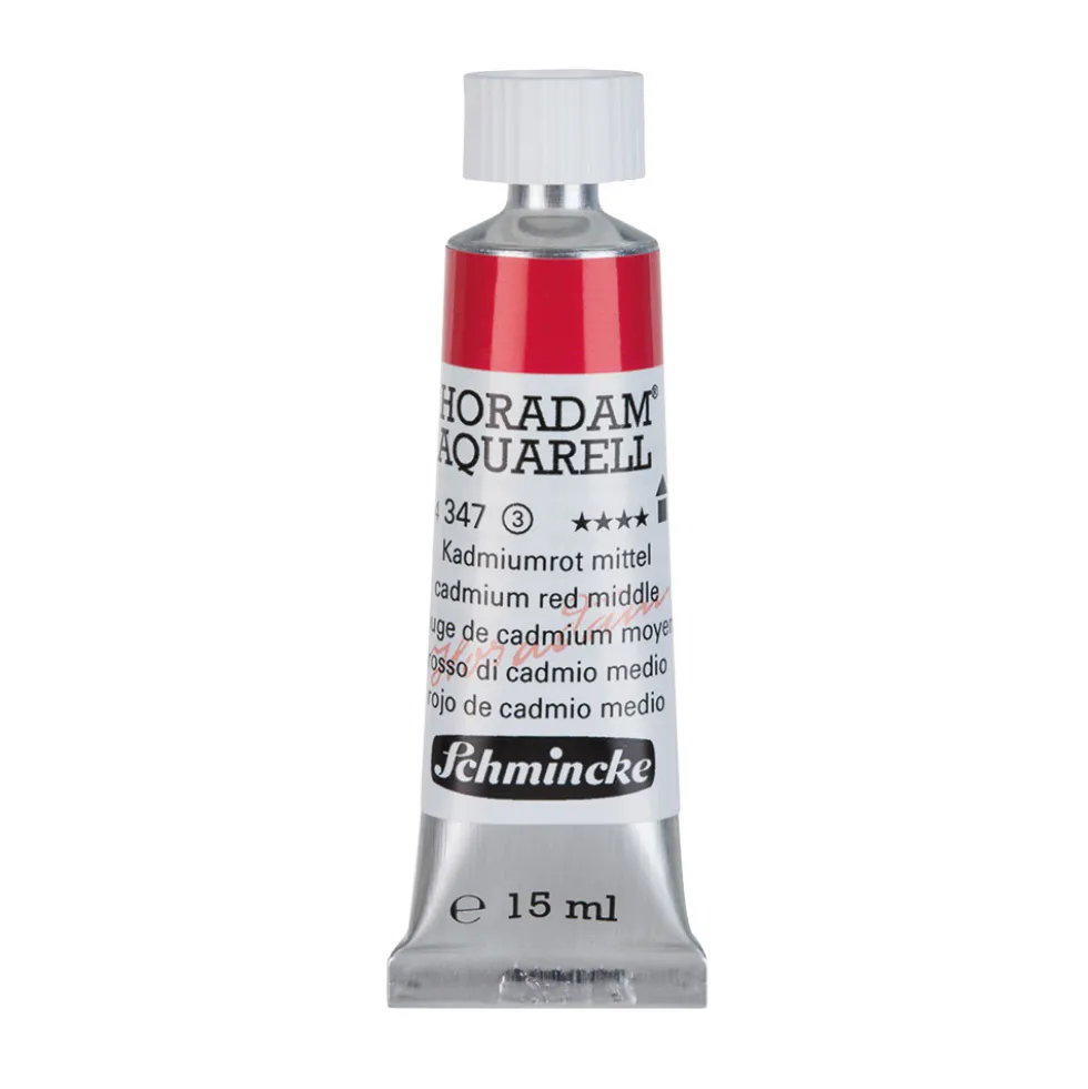 Farba akwarelowa Horadam Aquarell - Schmincke - 347, Cadmium Red Middle, 15 ml