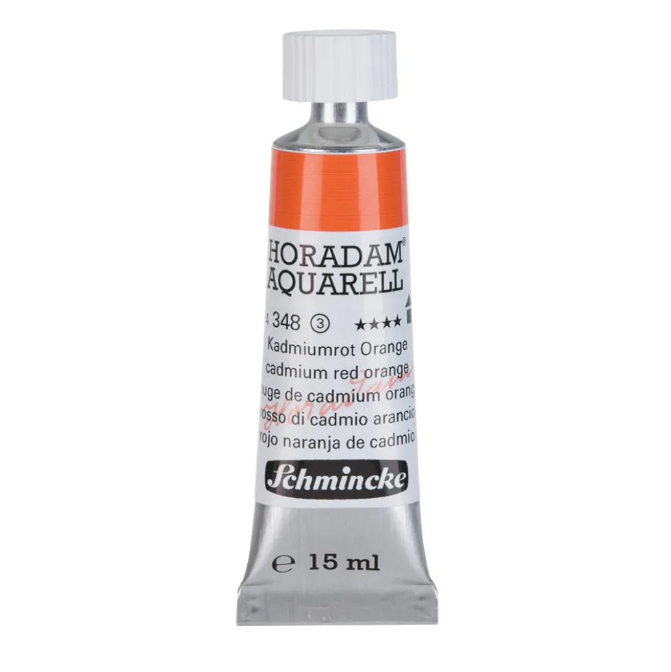Farba akwarelowa Horadam Aquarell - Schmincke - 348, Cadmium Red Orange, 15 ml