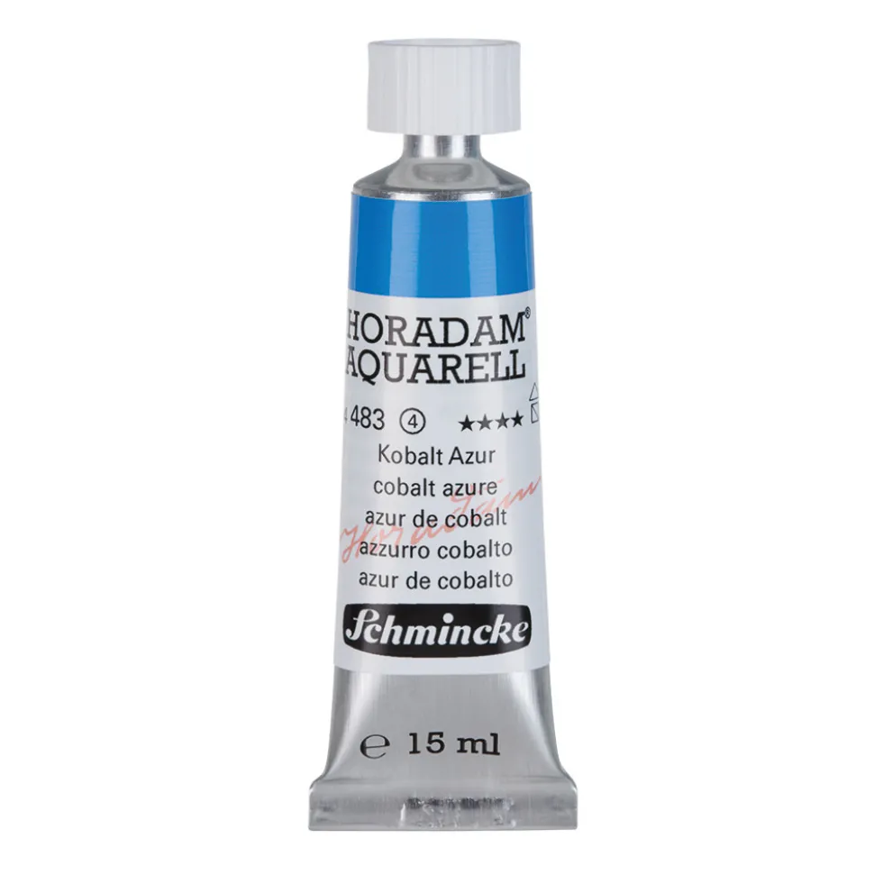 Farba akwarelowa Horadam Aquarell - Schmincke - 483, Cobalt Azure, 15 ml