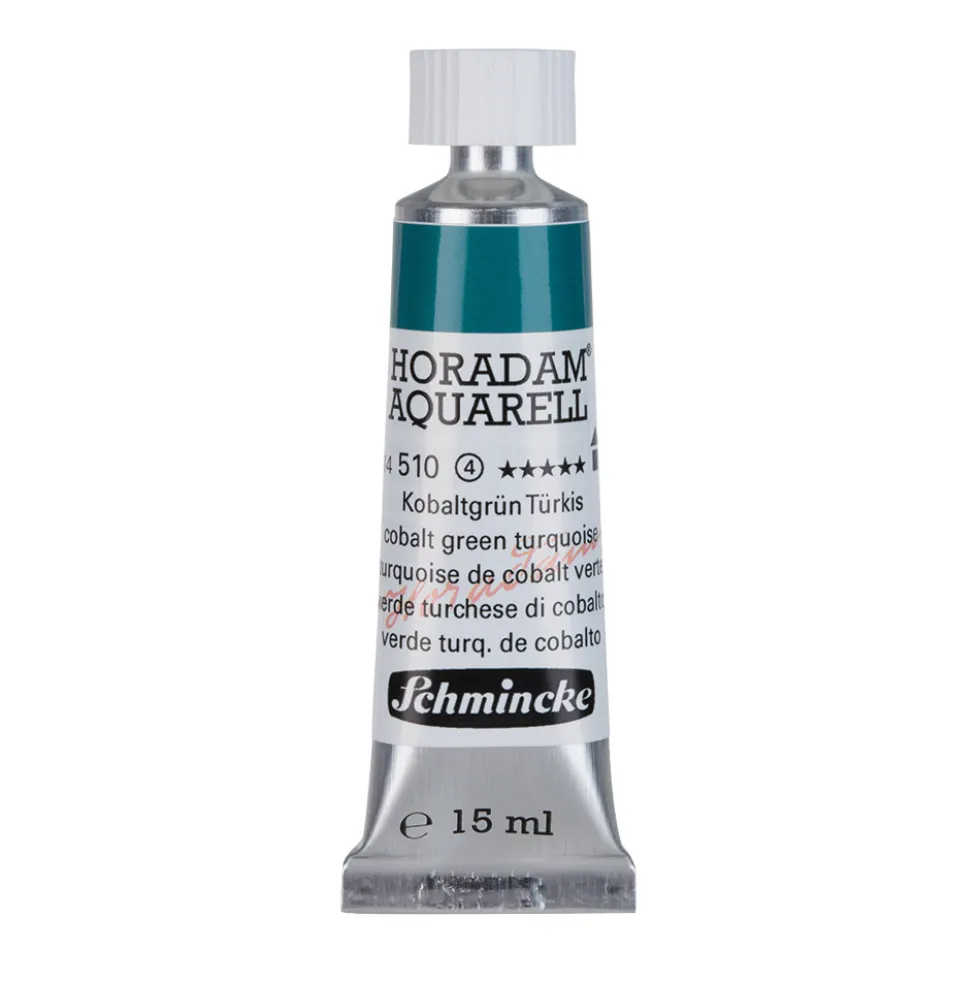 Farba akwarelowa Horadam Aquarell - Schmincke - 510, Cobalt Green Turquoise, 15 ml