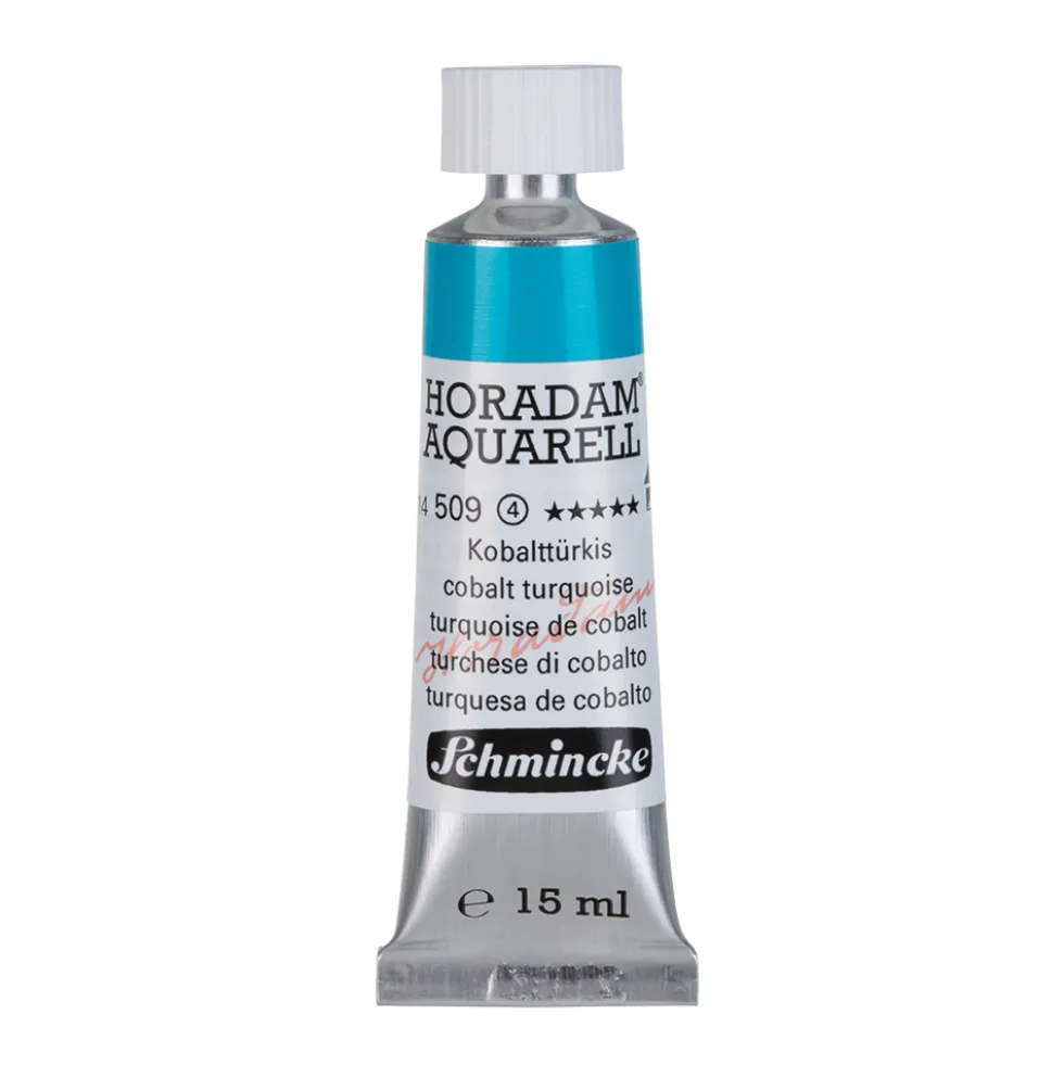 Farba akwarelowa Horadam Aquarell - Schmincke - 509, Cobalt Turquoise, 15 ml