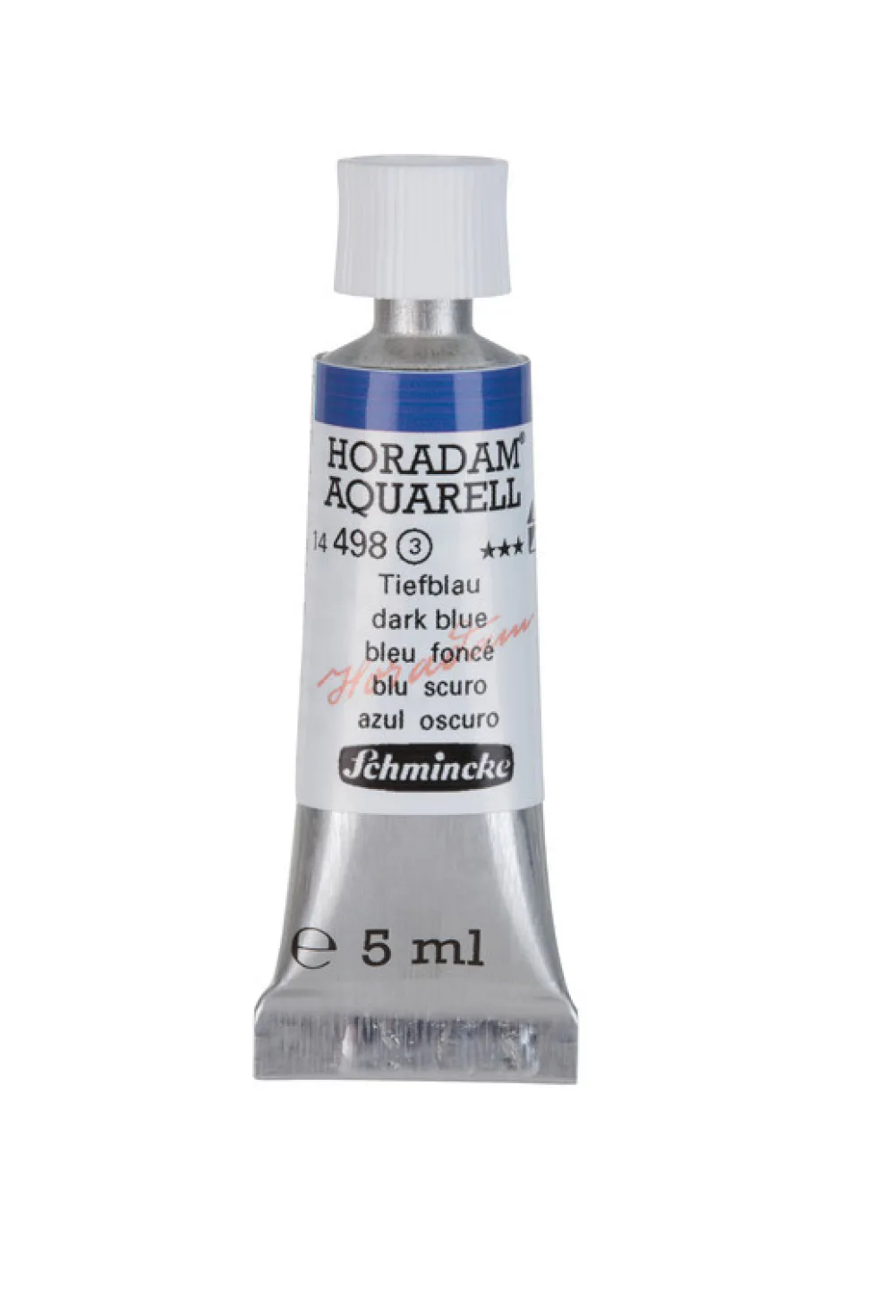 Farba akwarelowa Horadam Aquarell - Schmincke - 498, Dark Blue, 5 ml