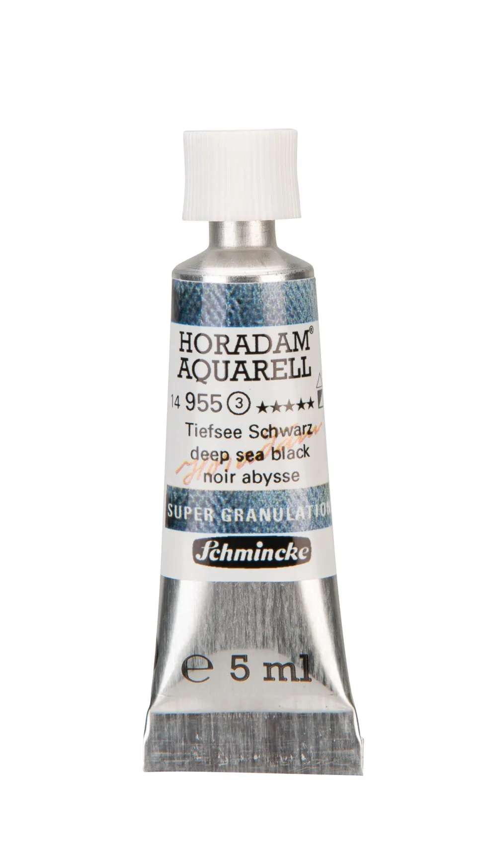 Farba akwarelowa Horadam Aquarell - Schmincke - 955, Deep Sea Black, 5 ml