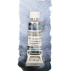 Farba akwarelowa Horadam Aquarell - Schmincke - 955, Deep Sea Black, 15 ml