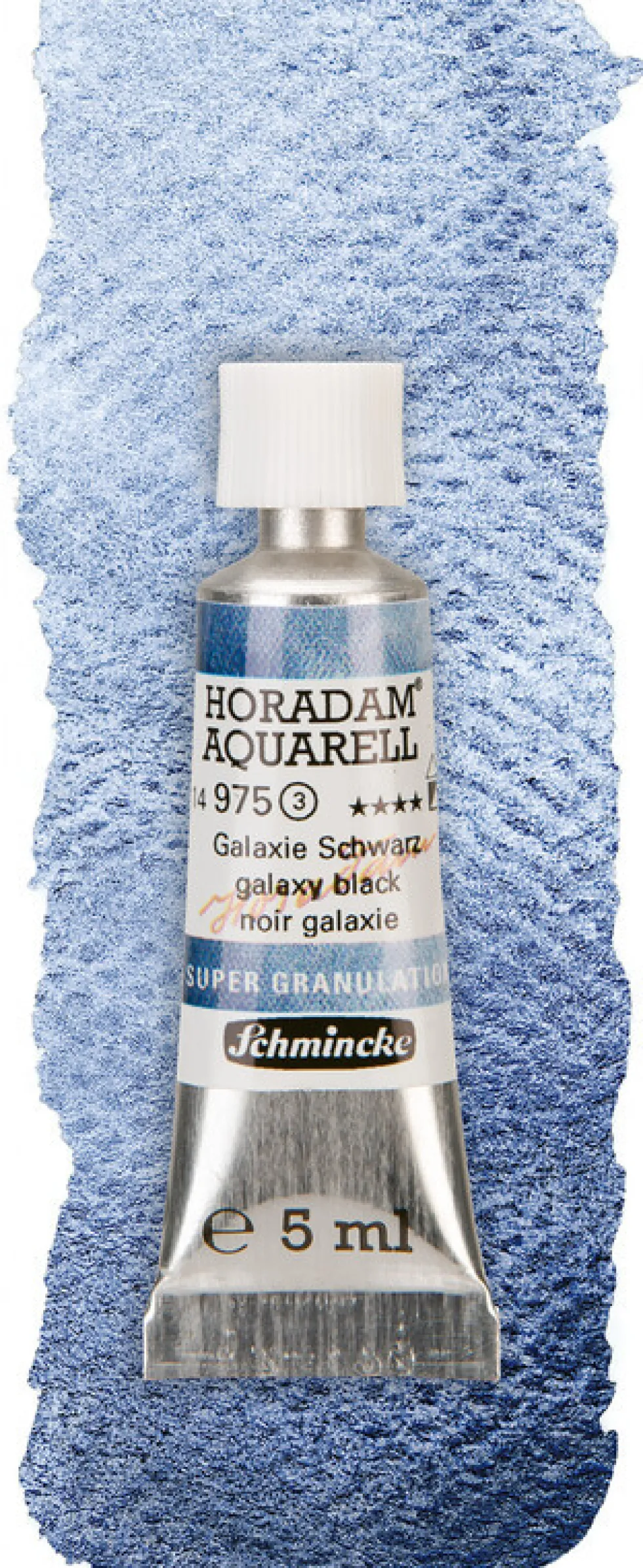 Farba akwarelowa Horadam Aquarell - Schmincke - 975, Galaxy Black, 5 ml