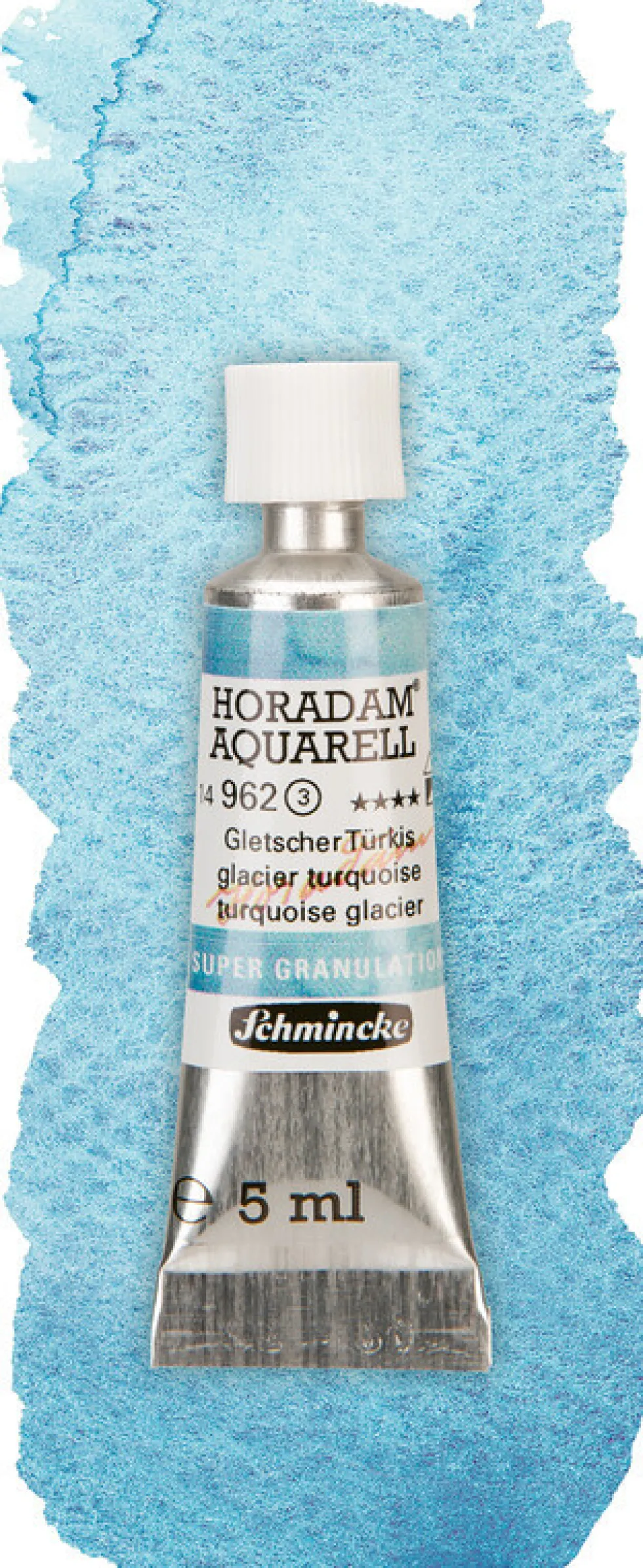 Farba akwarelowa Horadam Aquarell - Schmincke - 962, Glacier Turquoise, 5 ml
