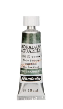 Farba akwarelowa Horadam Aquarell - Schmincke - 970, Haze Black, 15 ml
