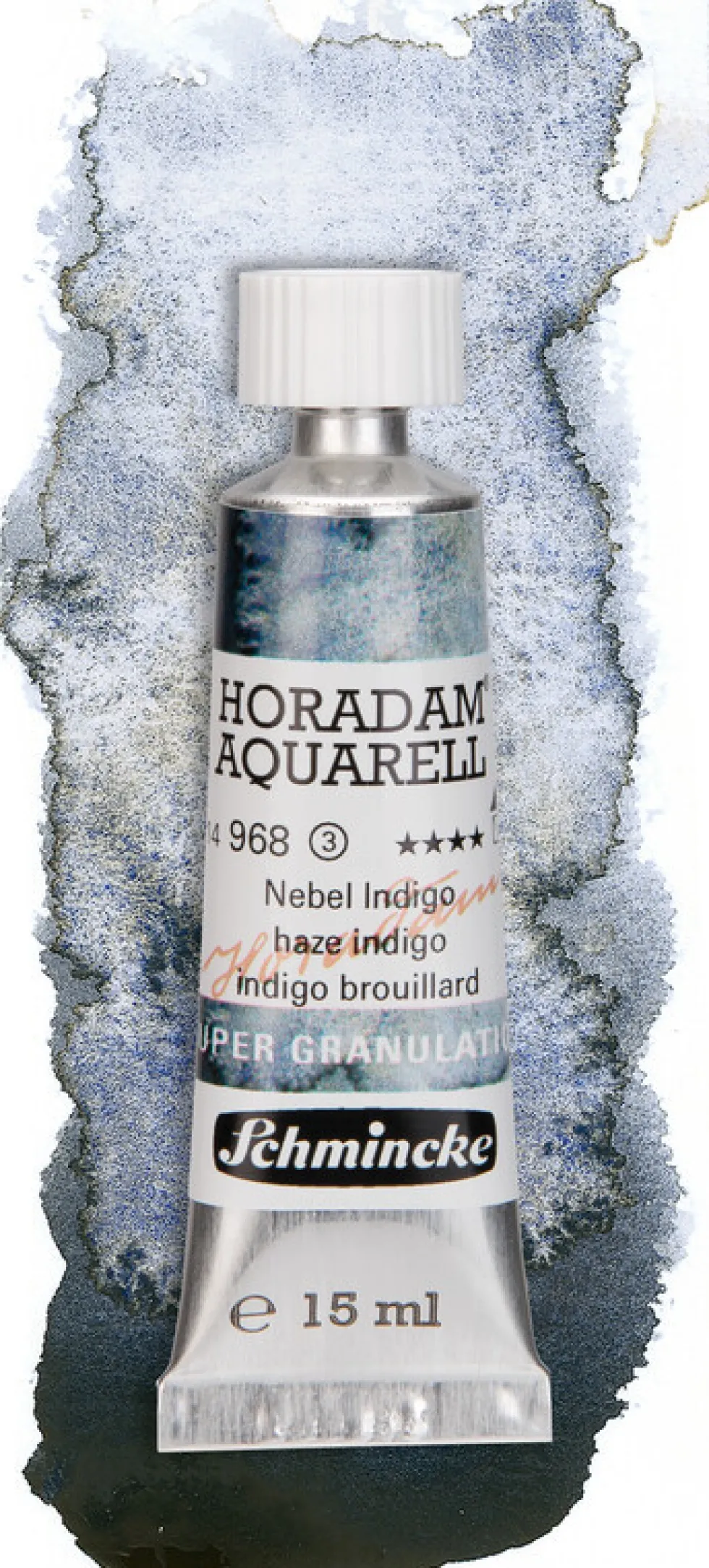 Farba akwarelowa Horadam Aquarell - Schmincke - 968, Haze Indigo, 15 ml