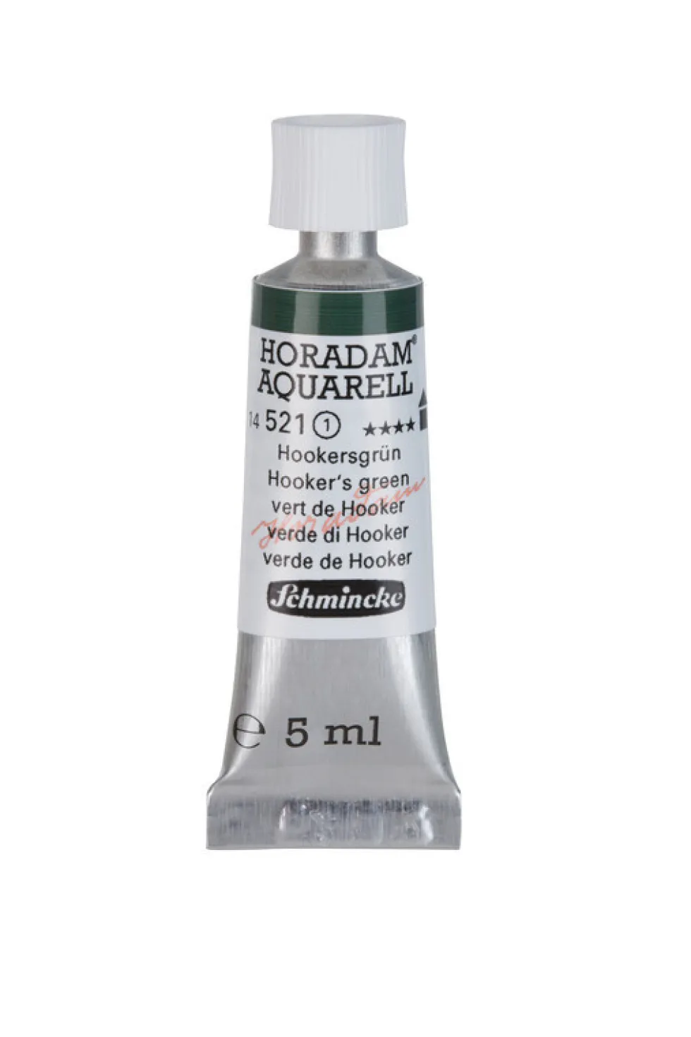 Farba akwarelowa Horadam Aquarell - Schmincke - 521, Hooker's Green, 5 ml