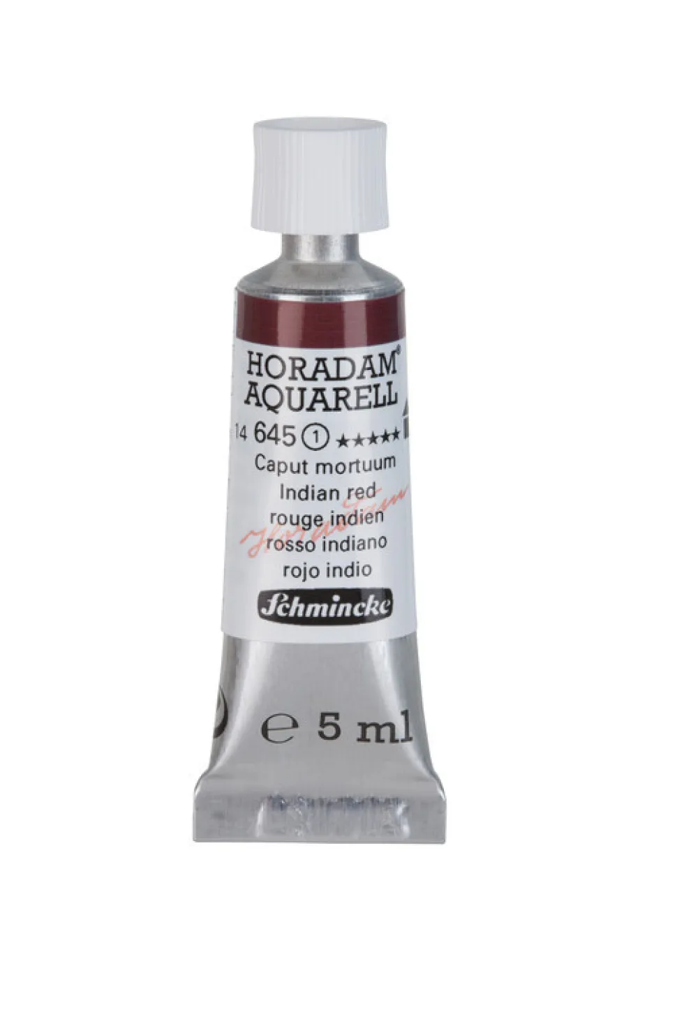 Farba akwarelowa Horadam Aquarell - Schmincke - 645, Indian Red, 5 ml