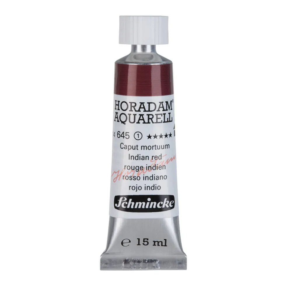 Farba akwarelowa Horadam Aquarell - Schmincke - 645, Indian Red, 15 ml