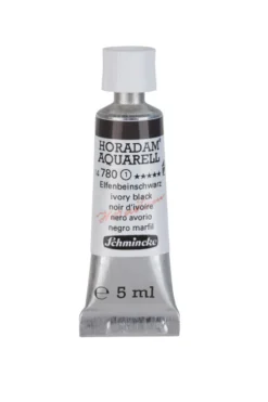 Farba akwarelowa Horadam Aquarell - Schmincke - 780, Ivory Black, 5 ml