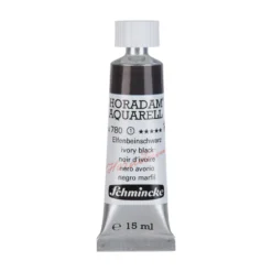 Farba akwarelowa Horadam Aquarell - Schmincke - 780, Ivory Black, 15 ml