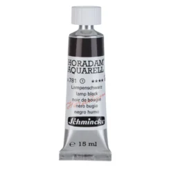 Farba akwarelowa Horadam Aquarell - Schmincke - 781, Lamp Black, 15 ml