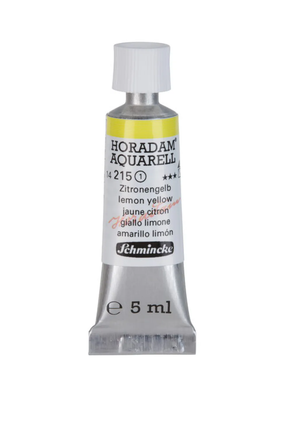 Farba akwarelowa Horadam Aquarell - Schmincke - 215, Lemon Yellow, 5 ml