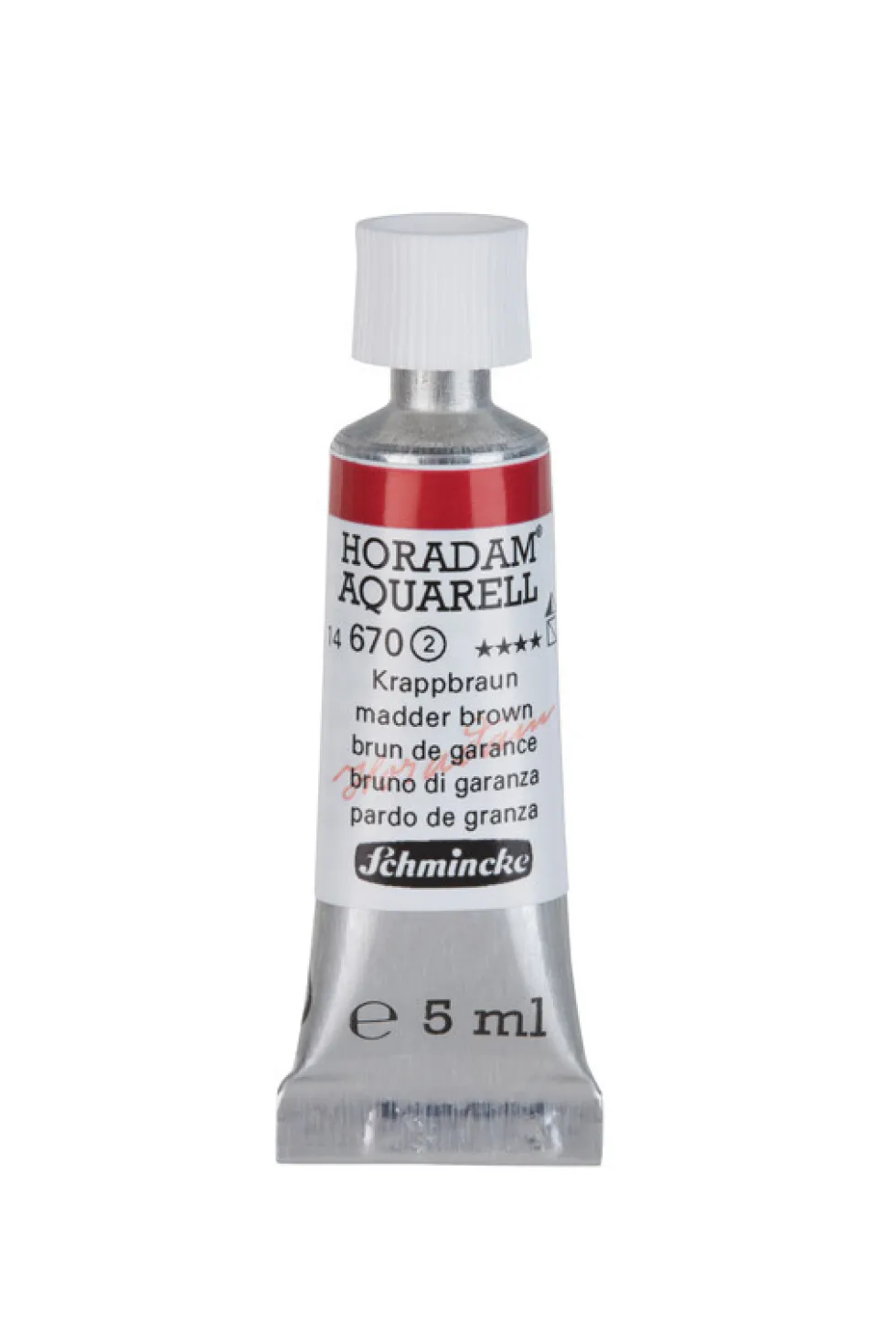 Farba akwarelowa Horadam Aquarell - Schmincke - 670, Madder Brown, 5 ml